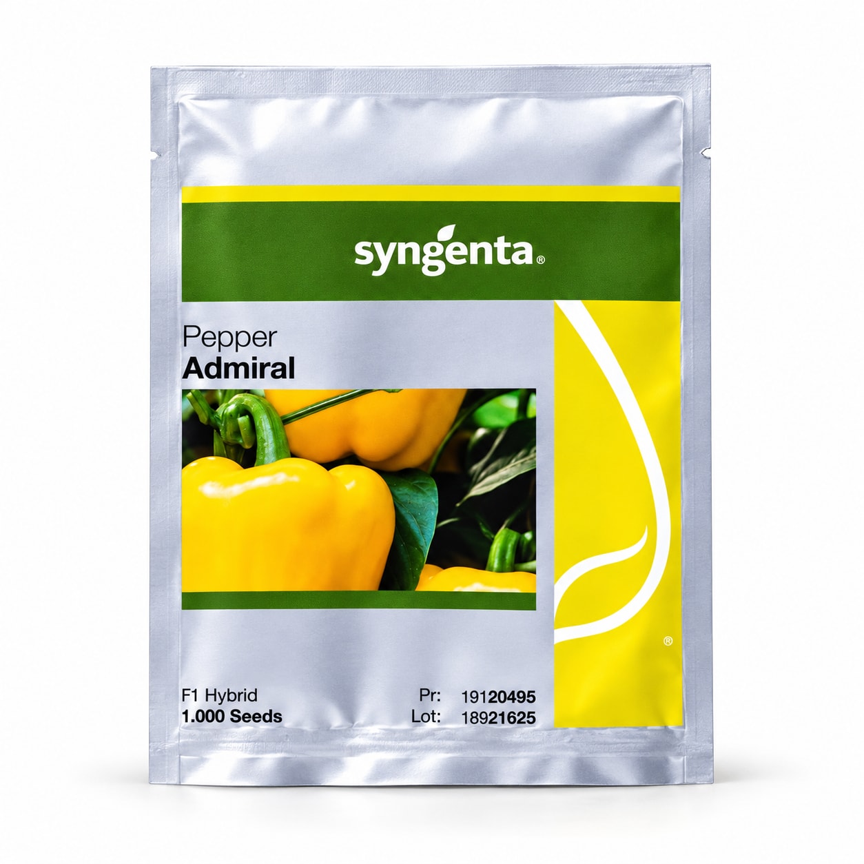 Admiral F1 Sweet Pepper pack on a clean white studio background