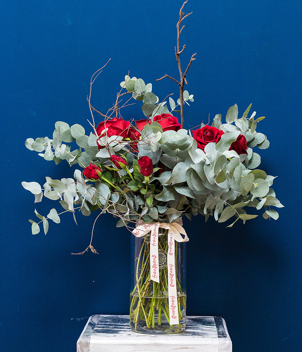 Flowers in a Glass Vase 3