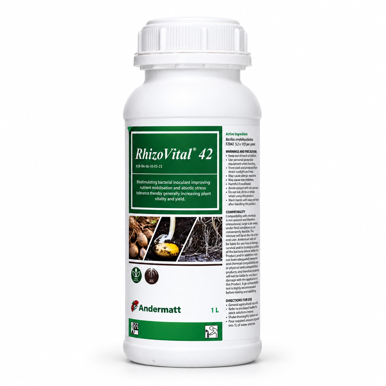 Rhizovital studio product photograph