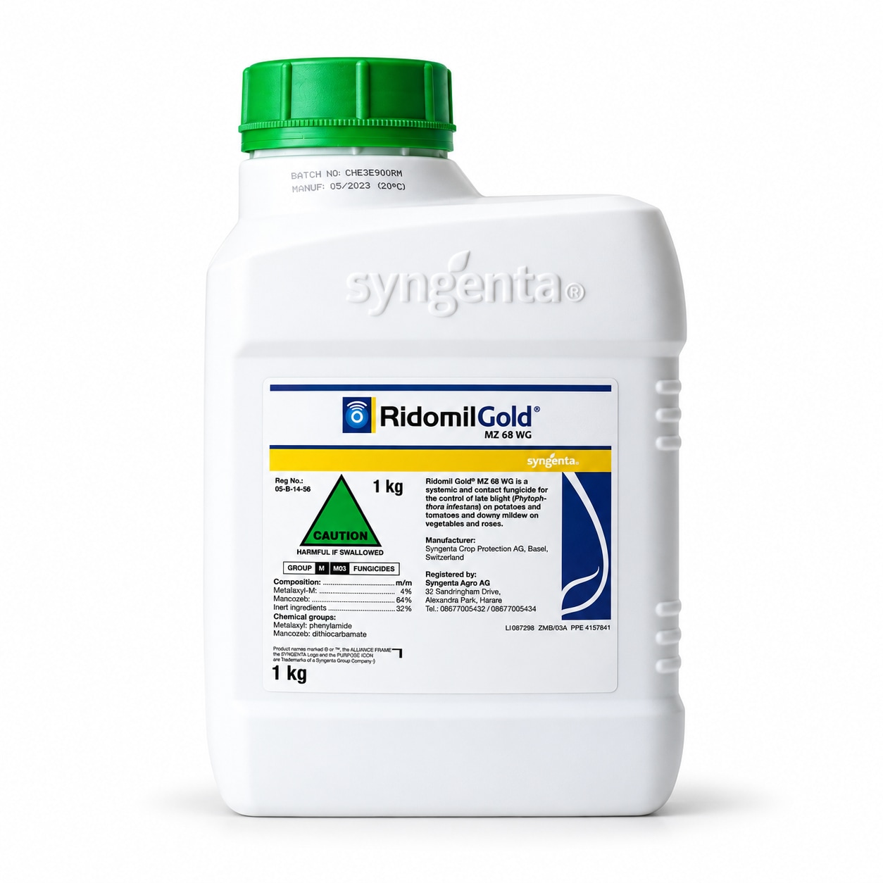 Ridomil Gold MZ 68 WG studio product photograph