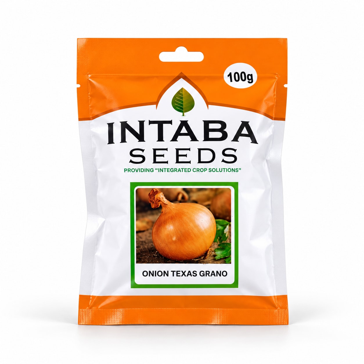 Onion Texas Grano pack on a clean white studio background