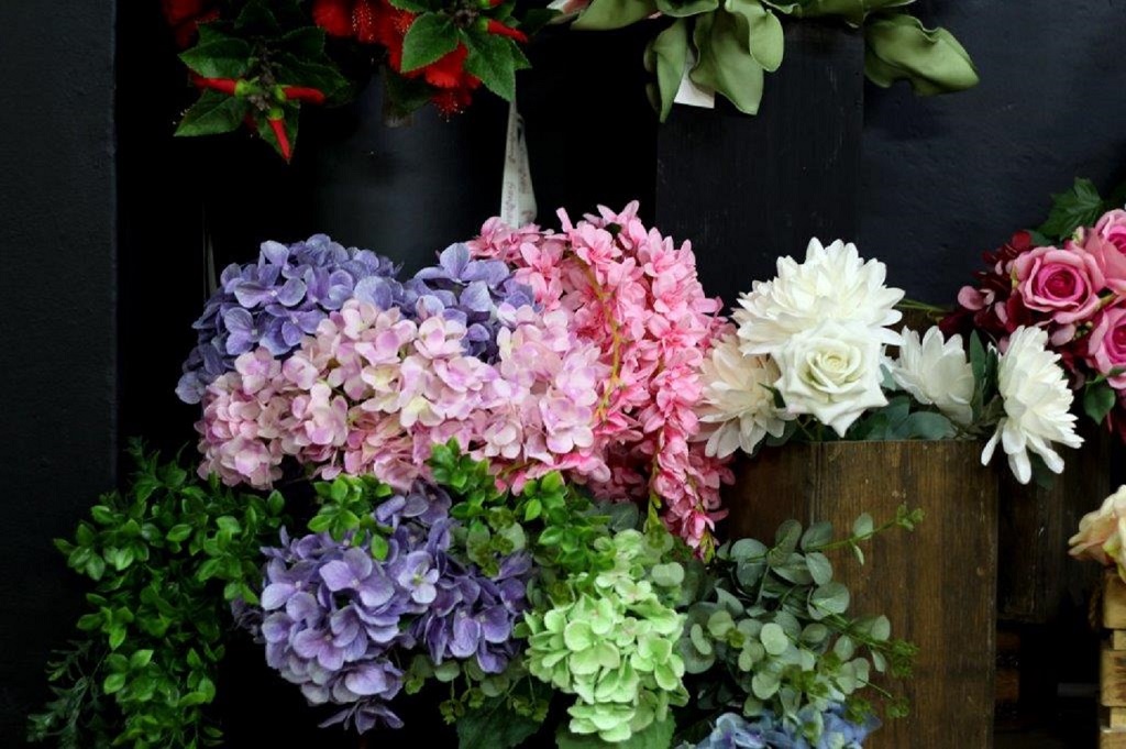 Artificial Hydrangea Stem