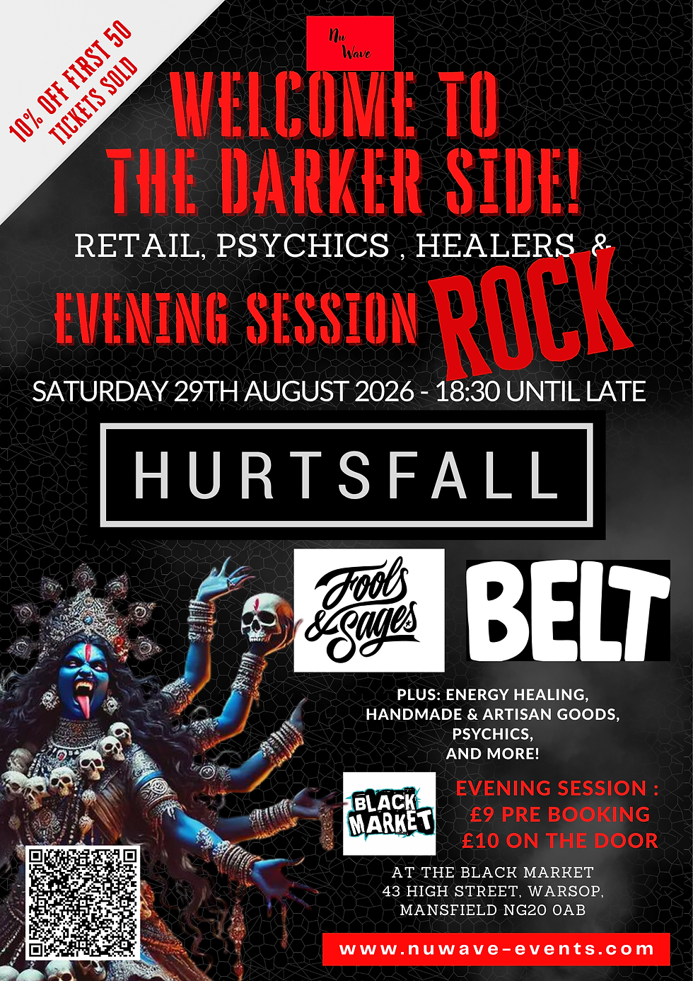 Welcome to the Darker Side! Evening Session @ Black Market Venue