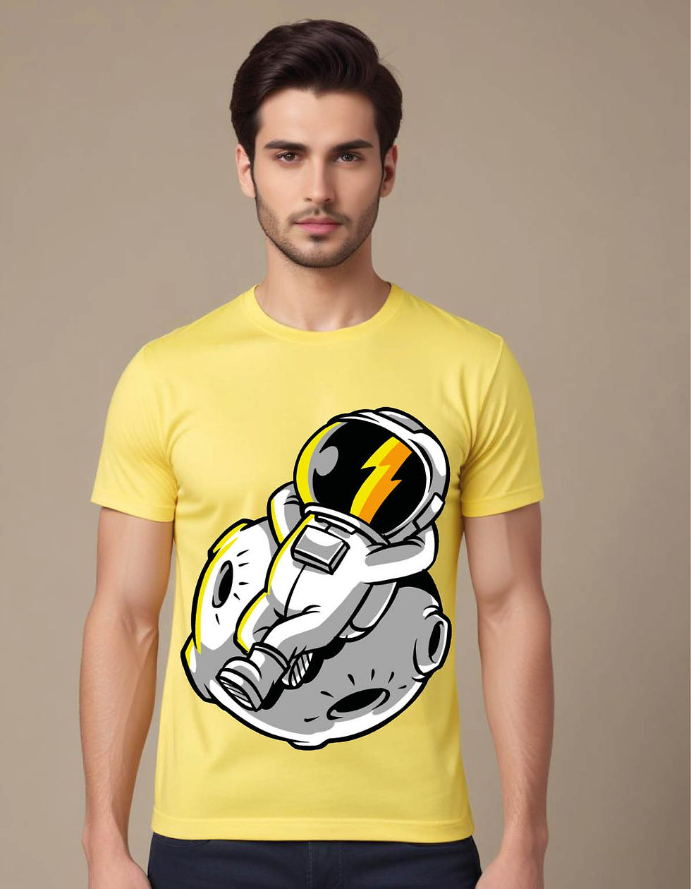 Thumbnail: astronauts pack mens printed graphic t shirt