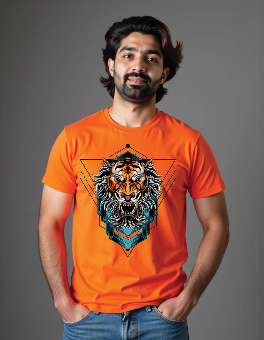 king tigers mens printed graphic t shirt