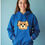 Thumbnail: Cute puppy head in flat Unisex Printed Graphic Hoodies for mens and womens