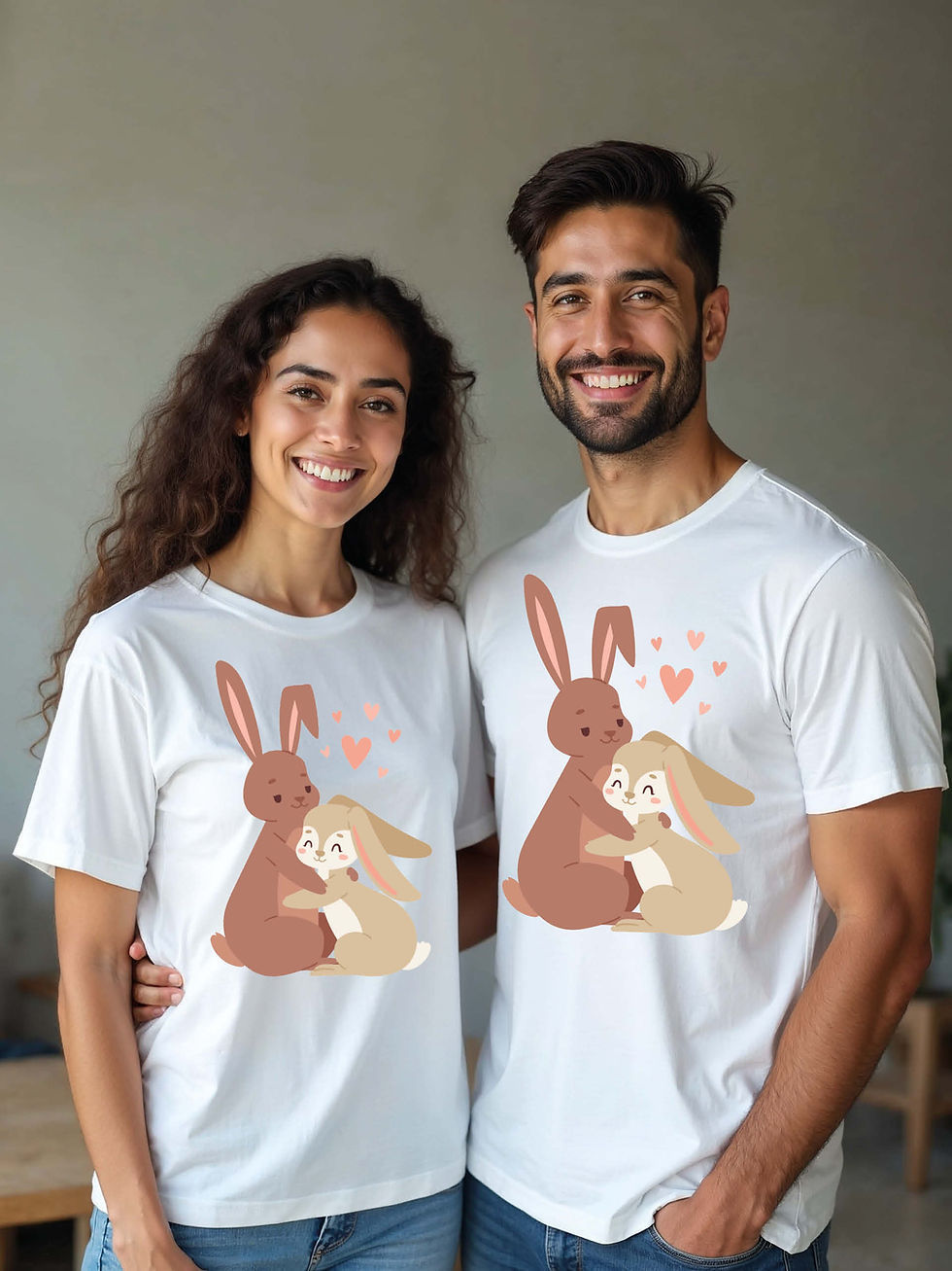 Thumbnail: Valentine’s Cartoon Couple T-Shirt Lovers Edition – Hot Deal
