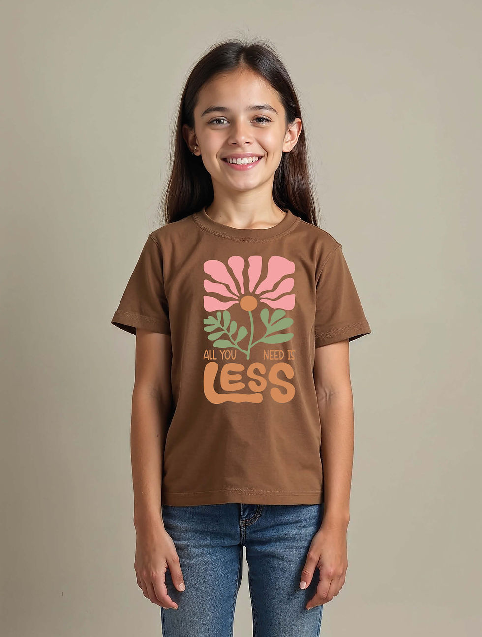 Thumbnail: all you need is less Unisex Printed Graphic T-Shirt For Mens, Womens & Kids