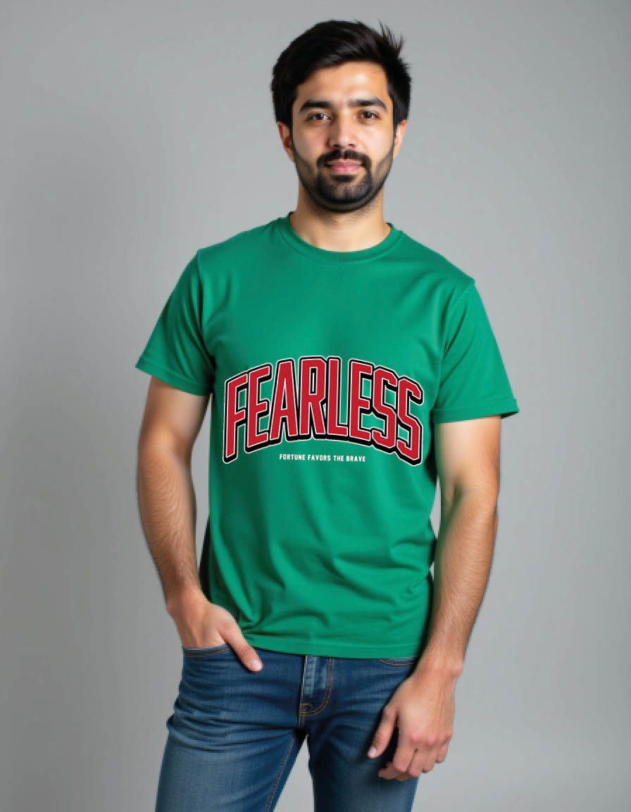 Thumbnail: fearless Premium Quality T-Shirt for Boys, Girls, Men & Women – Stylish Printed