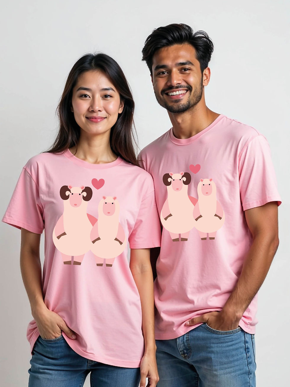 Thumbnail: Couple Goals Cartoon Couple Matching Tee Lovers Edition – Best Price