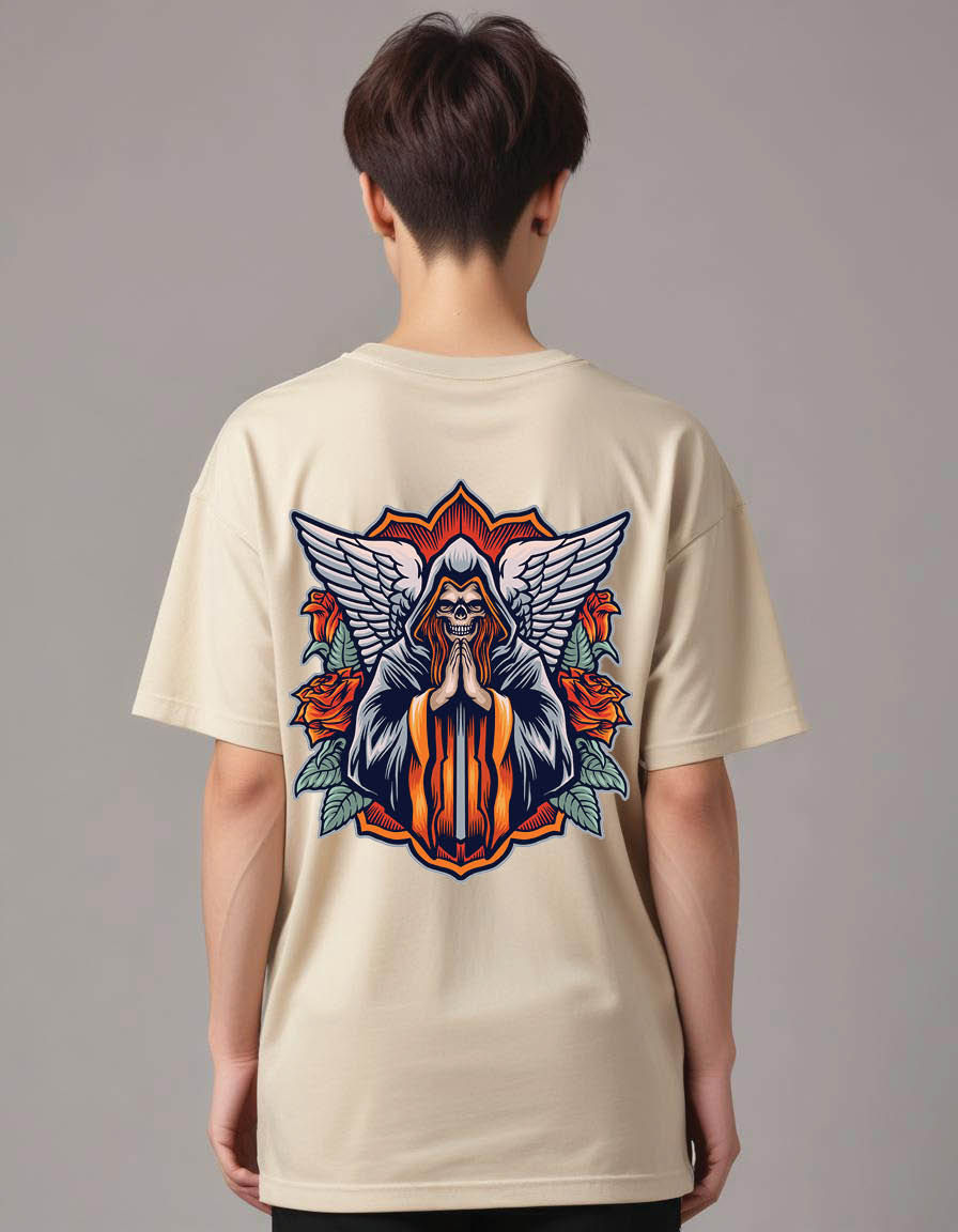 Thumbnail: mythical elephant mens Oversized Printed t shirt