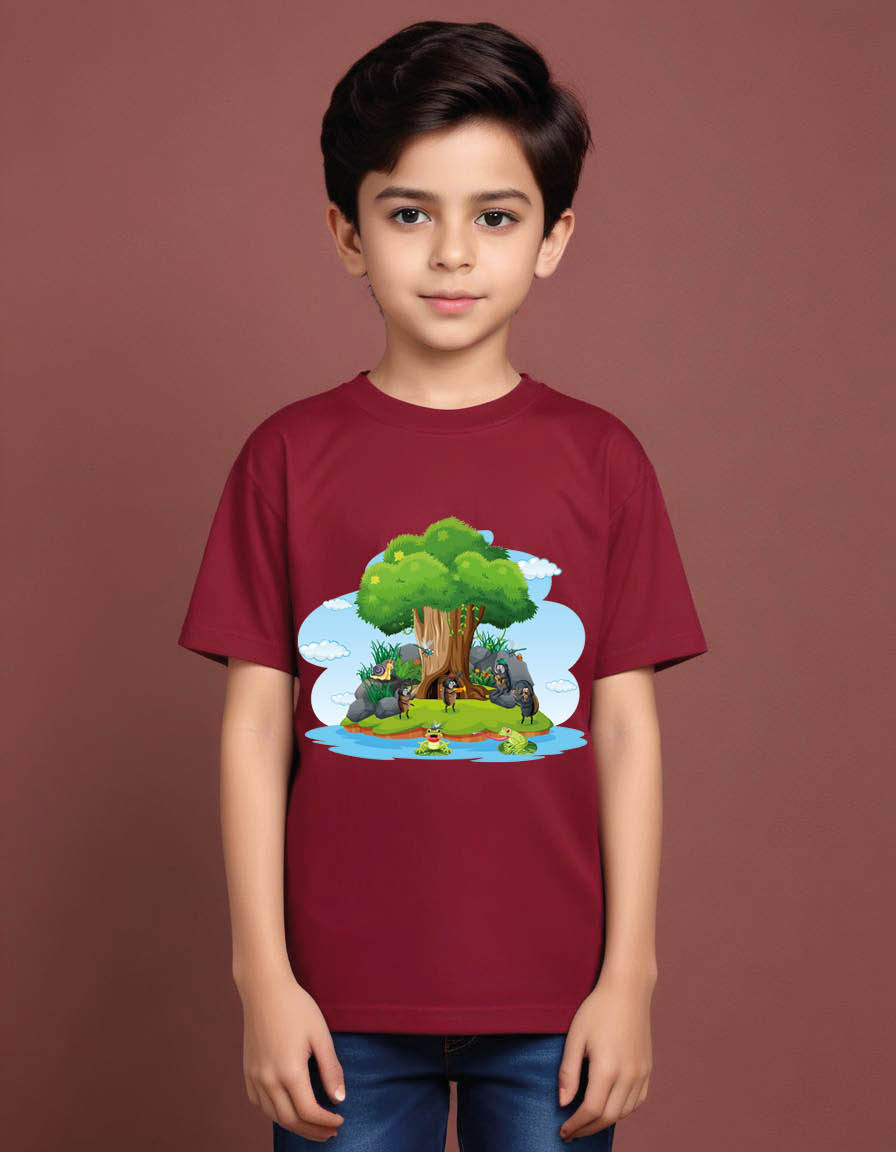 Thumbnail: Nature Vibrant Casual Everyday T-Shirt – Ideal for Summer Season