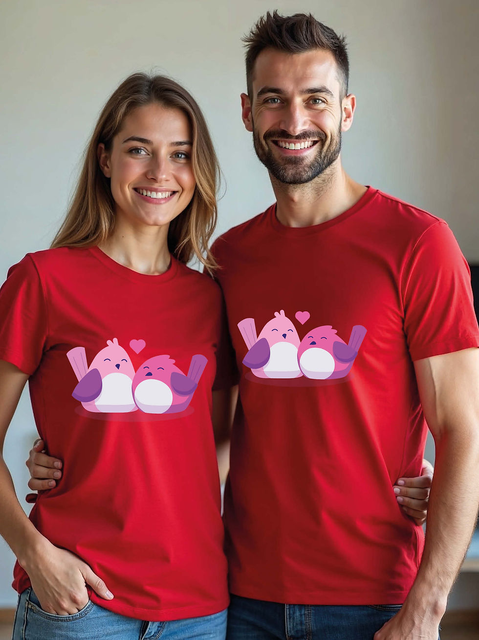 Thumbnail: Stylish Animal Couple T-Shirt Lovers Edition – Low Price Offer