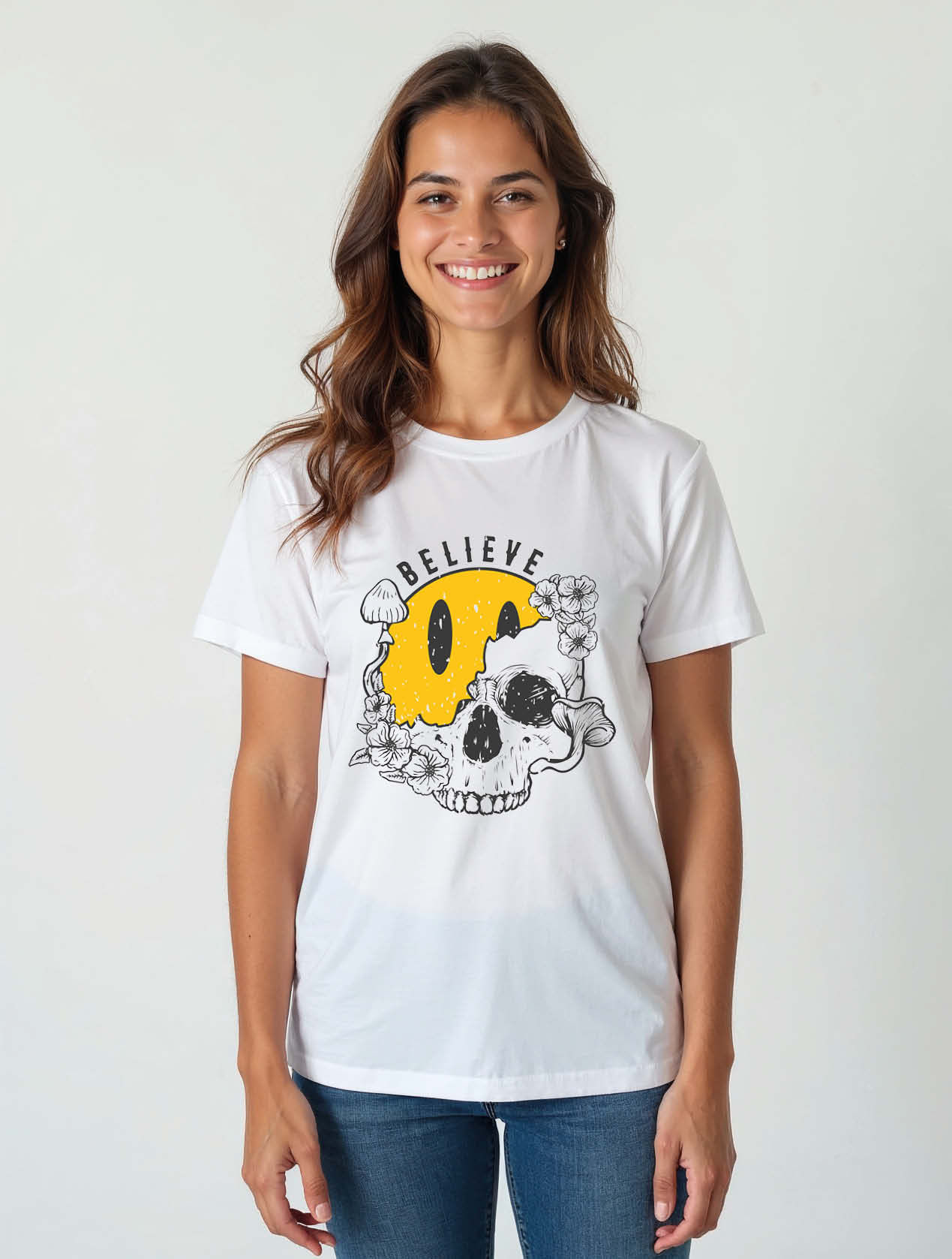believe Modern Women’s Printed Graphic Stylish Streetwear T-Shirt