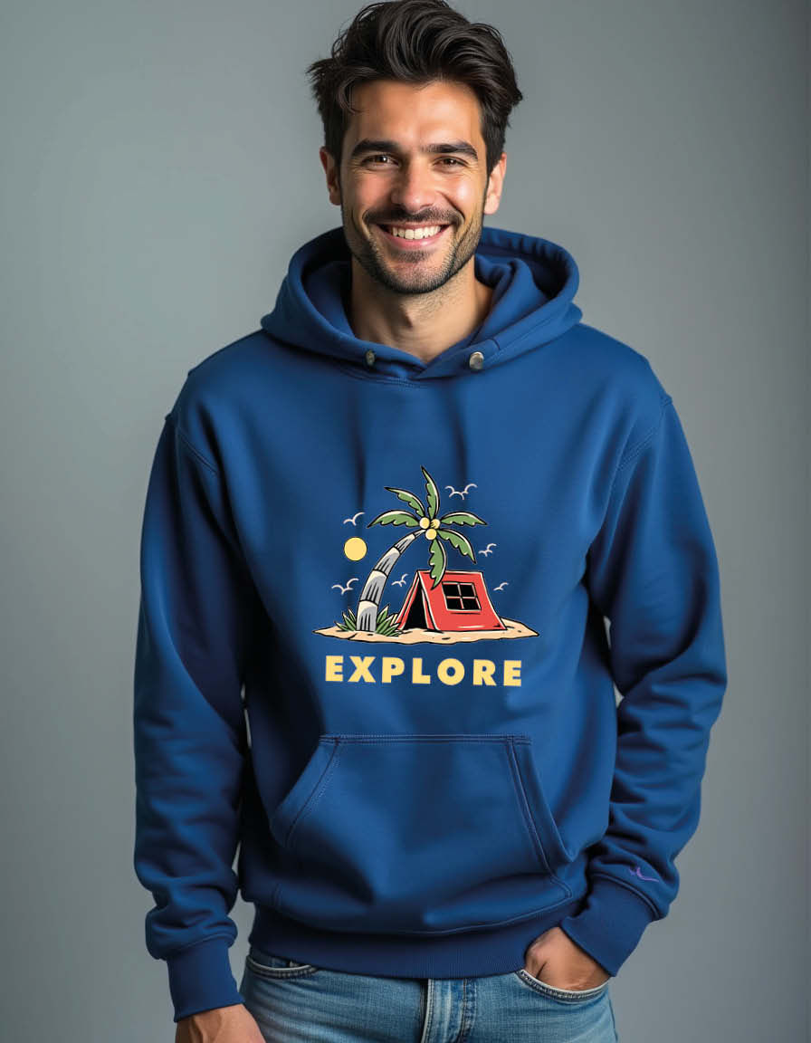 Thumbnail: explore Classic Unisex Graphic Printed Hoodies for mens & womens