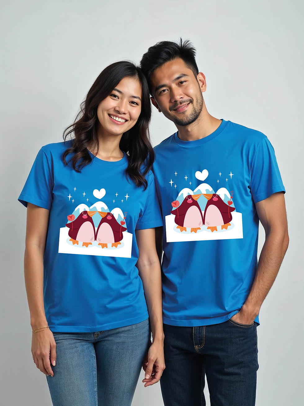 Thumbnail: Trendy Cartoon Couple T-Shirt Lovers Edition – Low Price Offer
