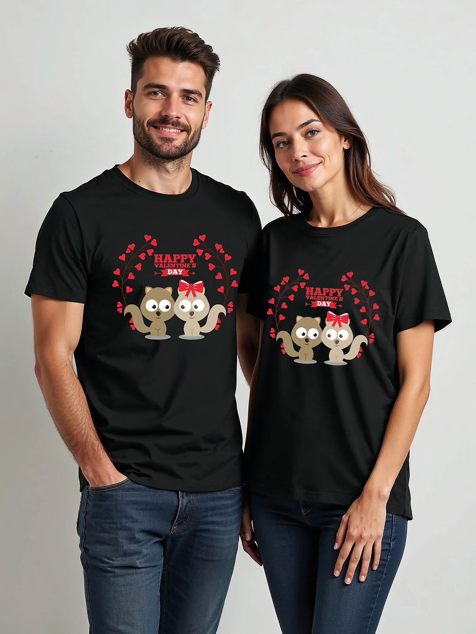 Thumbnail: Couple Goals Cartoon Couple T-Shirt Lovers Edition – Hot Deal