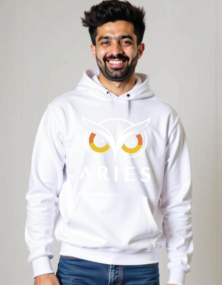 Thumbnail: ariesPremium Quality Men’s Streetwear Printed Hoodie – Casual Streetwear Fashion