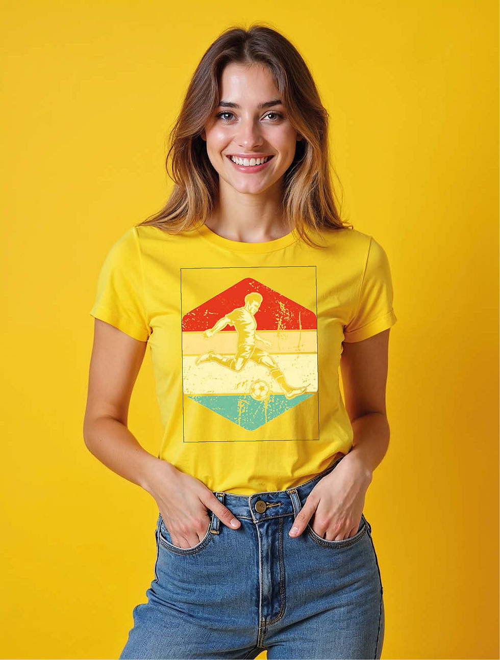 Thumbnail: I like to play football Cool Women’s Quote T-Shirt – Best Price