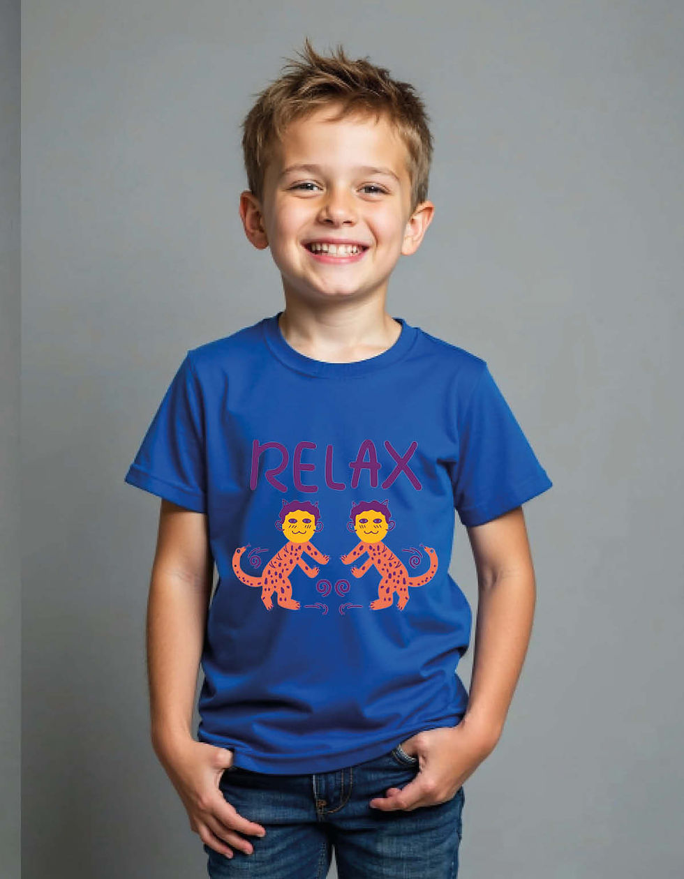 Thumbnail: Relax Printed T-Shirt for All Age