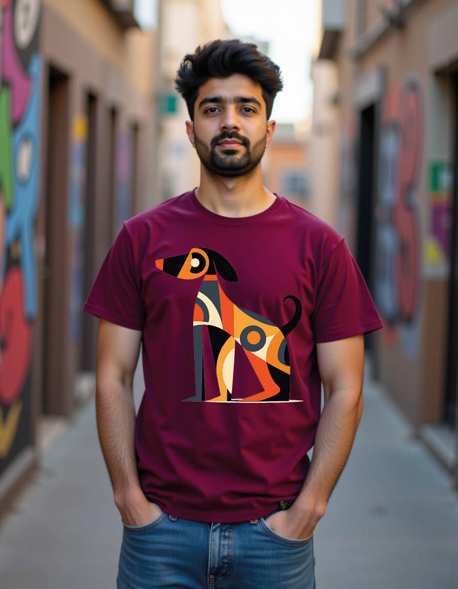 Thumbnail: dog mens printed graphic t shirt