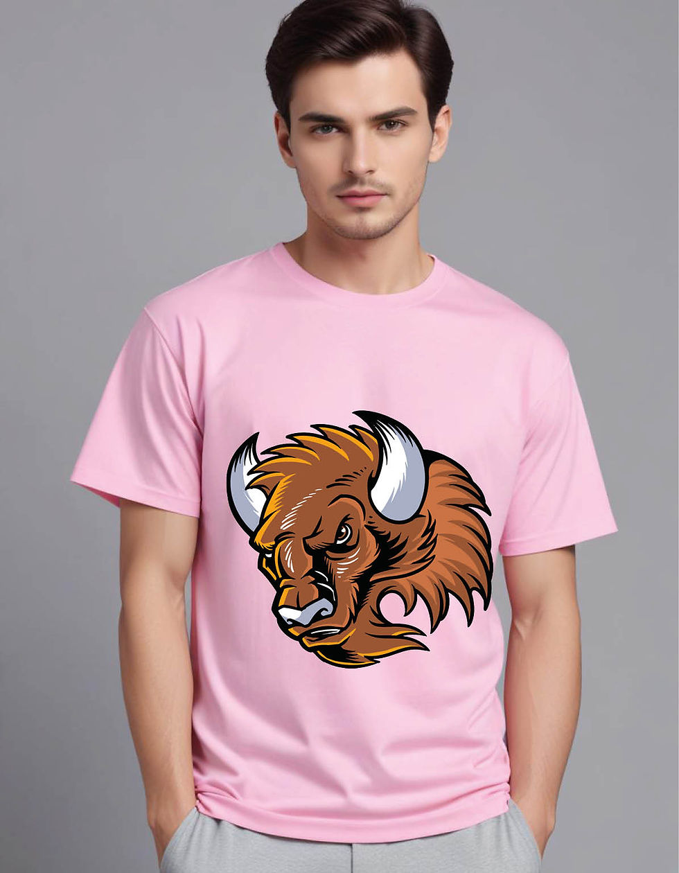 Thumbnail: buffalo mens printed graphic t shirt