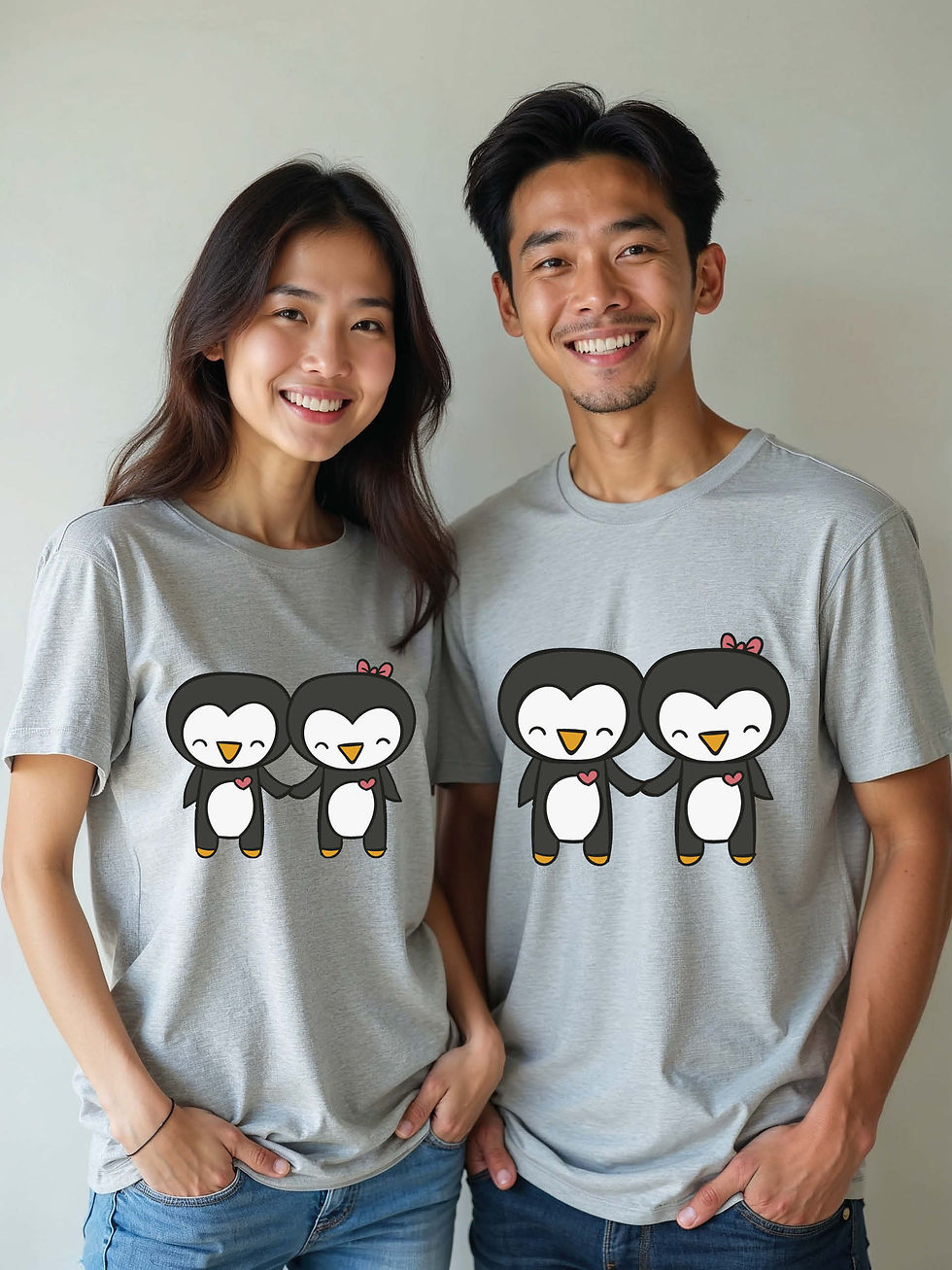 Thumbnail: Trendy Animal Couple T-Shirt Lovers Edition – Hot Deal