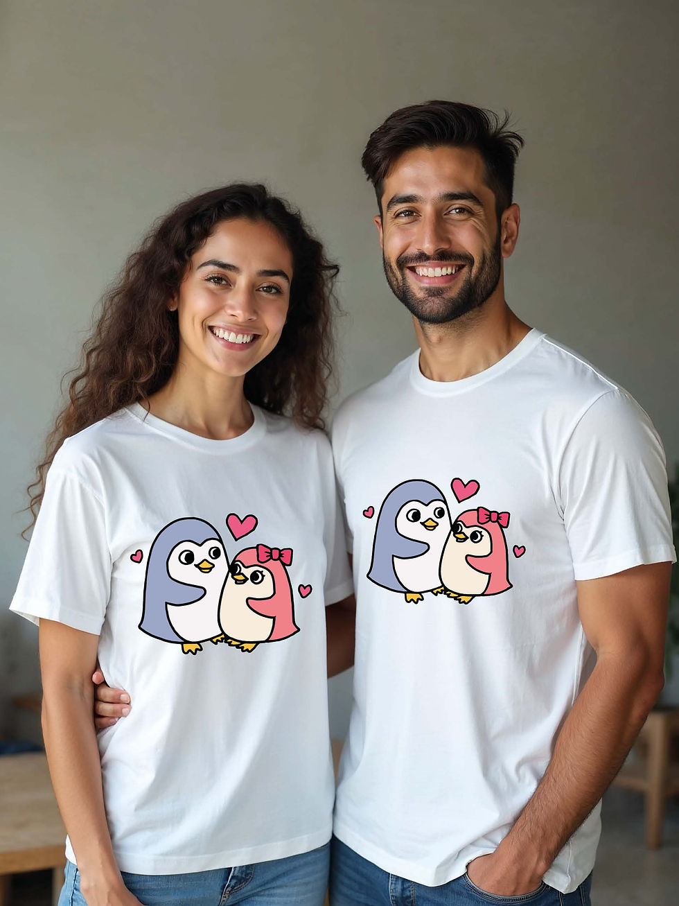 Thumbnail: Stylish Animal Couple T-Shirt Lovers Edition – Hot Deal