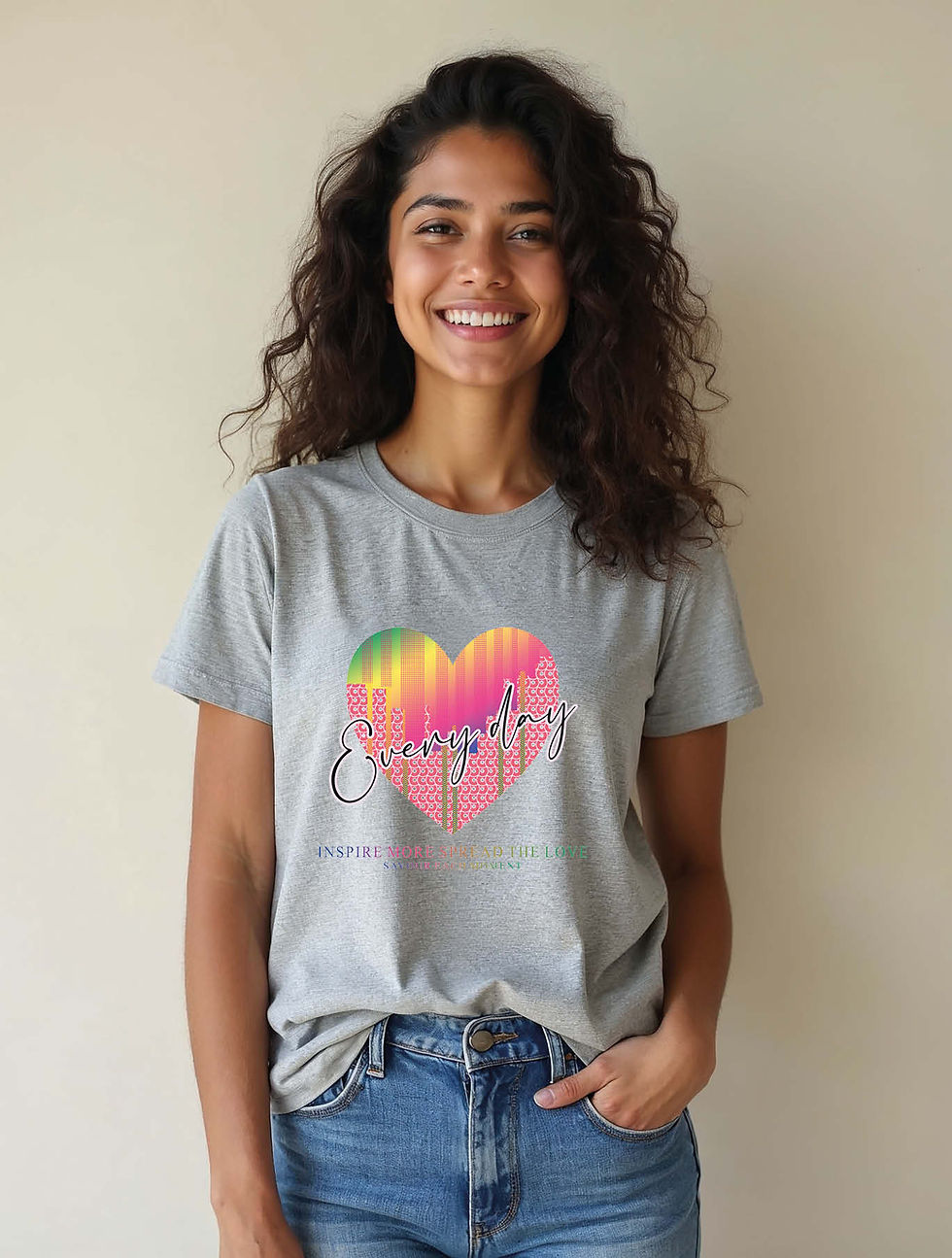 Thumbnail: Love every day Stylish Women’s Quote printed T-Shirt – Sale
