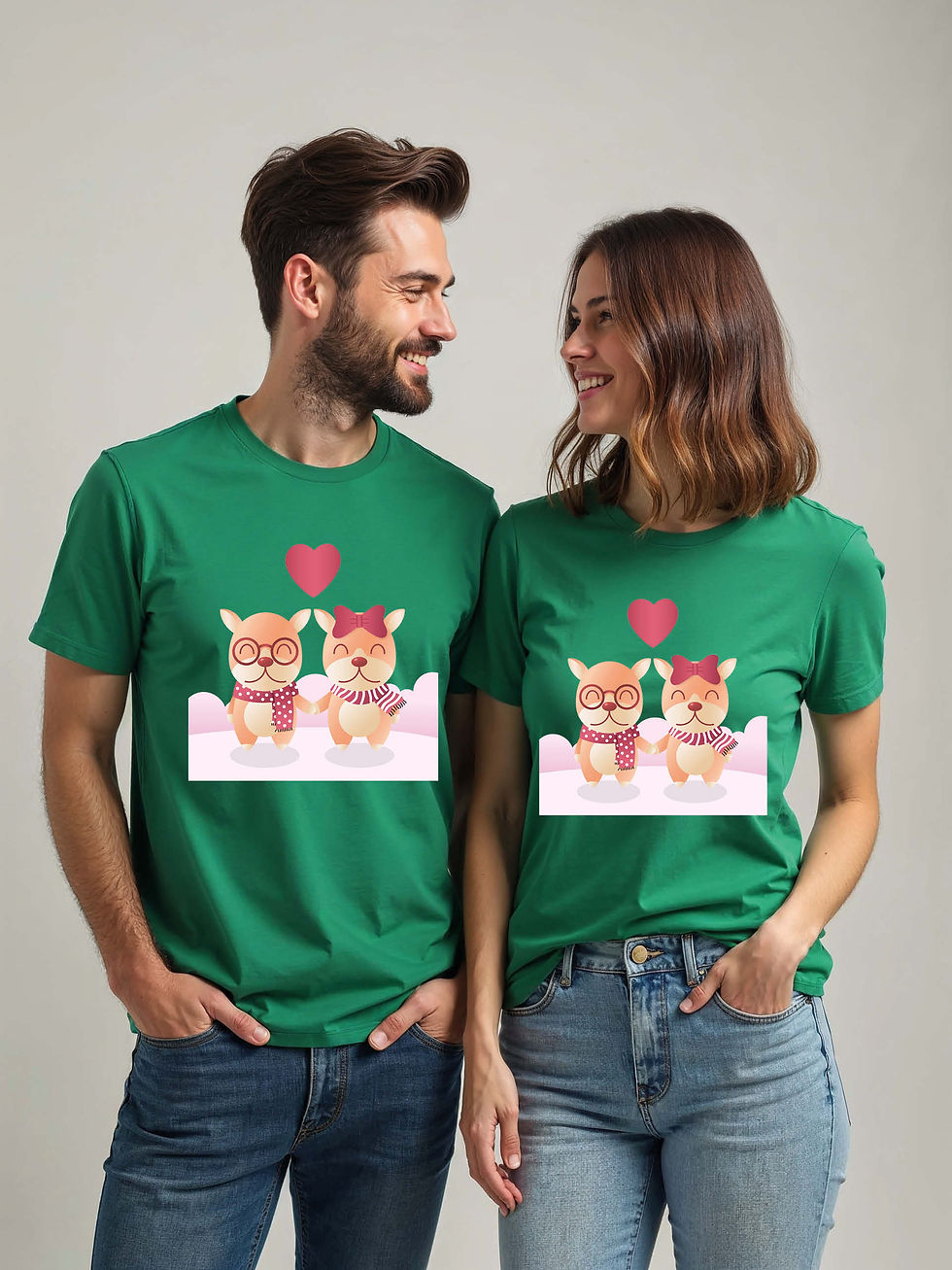 Thumbnail: Anniversary Cartoon Couple Matching Tee Lovers Edition – Limited Stock