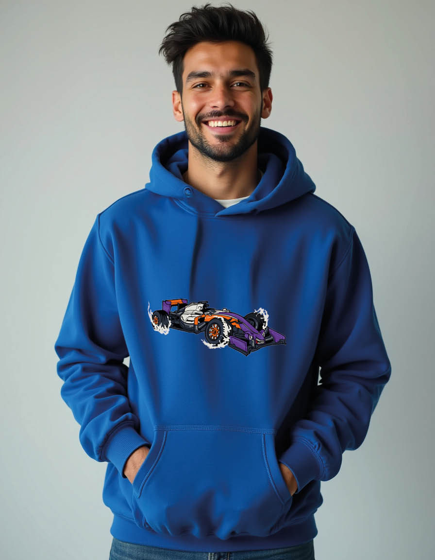Thumbnail: racing Urban Streetwear Men’s Hoodie – Premium Graphic Printed Design