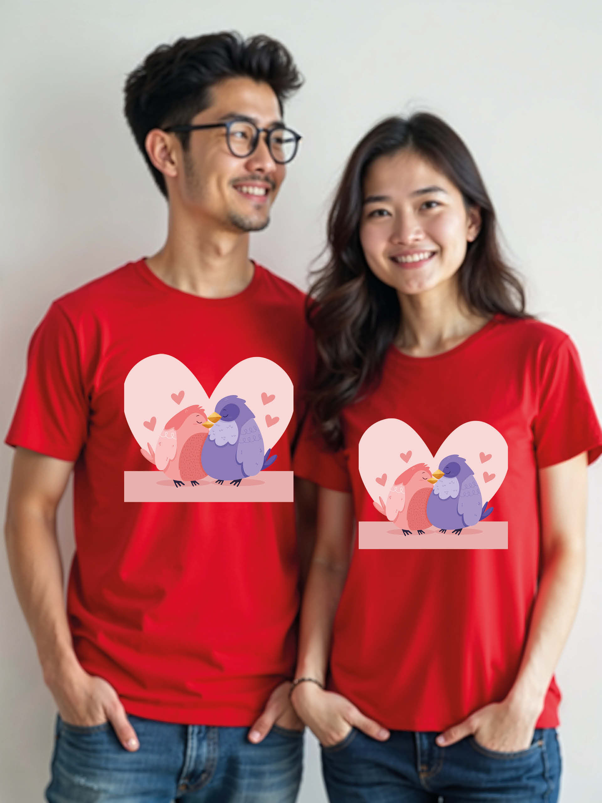 Eternal Love Cartoon Couple T-Shirt Lovers Edition – Premium Quality