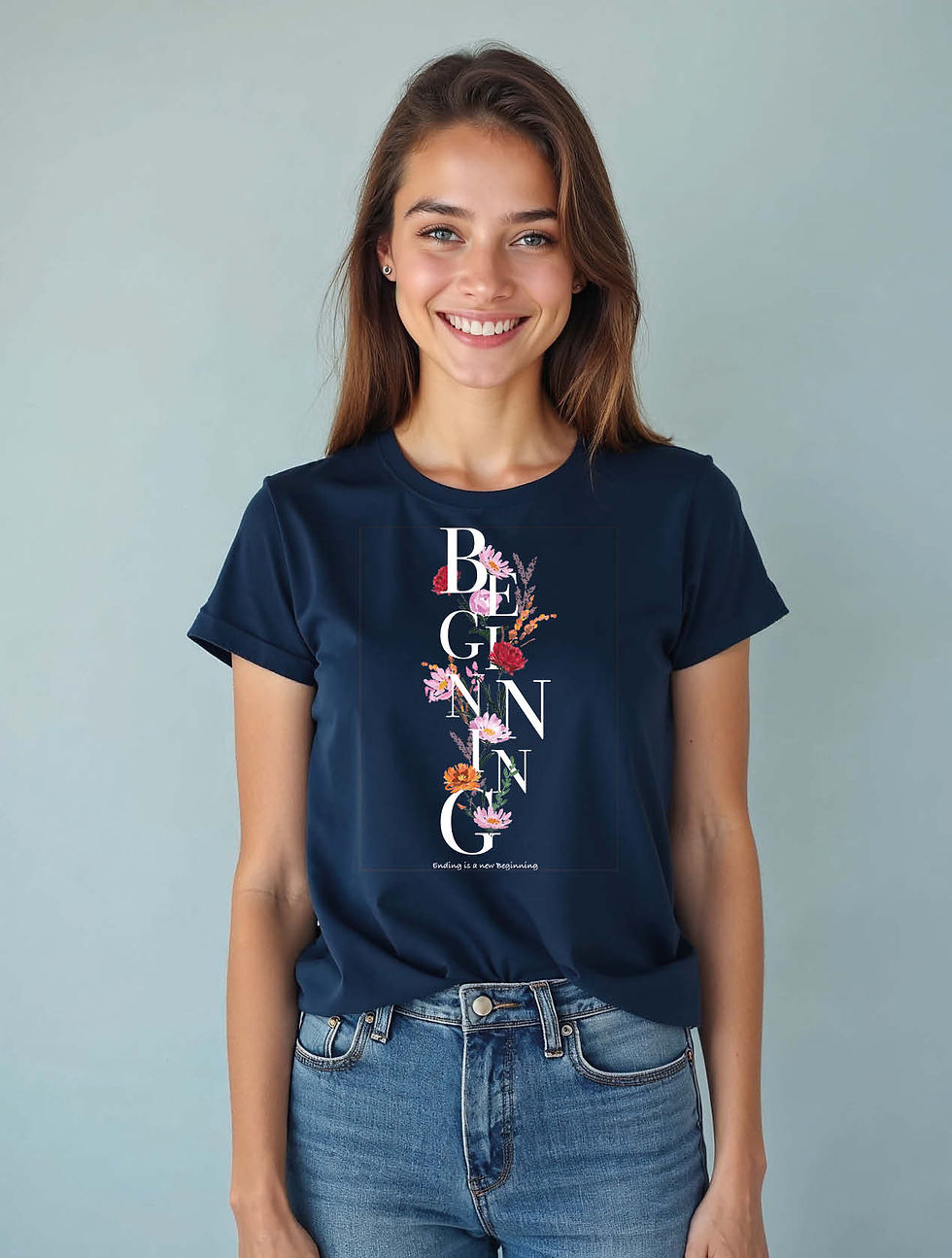 beginning Urban Women’s Printed Streetwear T-Shirt – Premium Quality