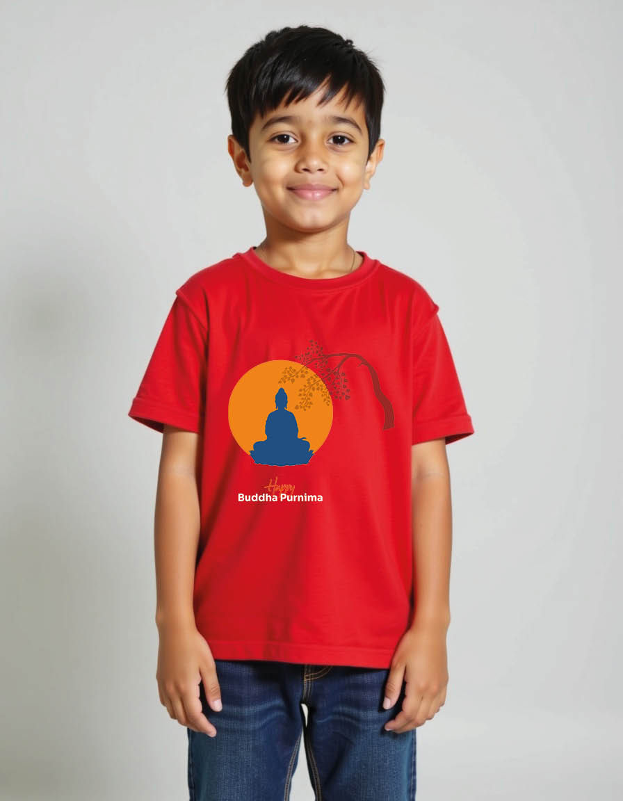Happy buddha purnima Unisex printed graphic t shirt