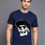 Thumbnail: skull with american helmet mens printed graphic t shirt