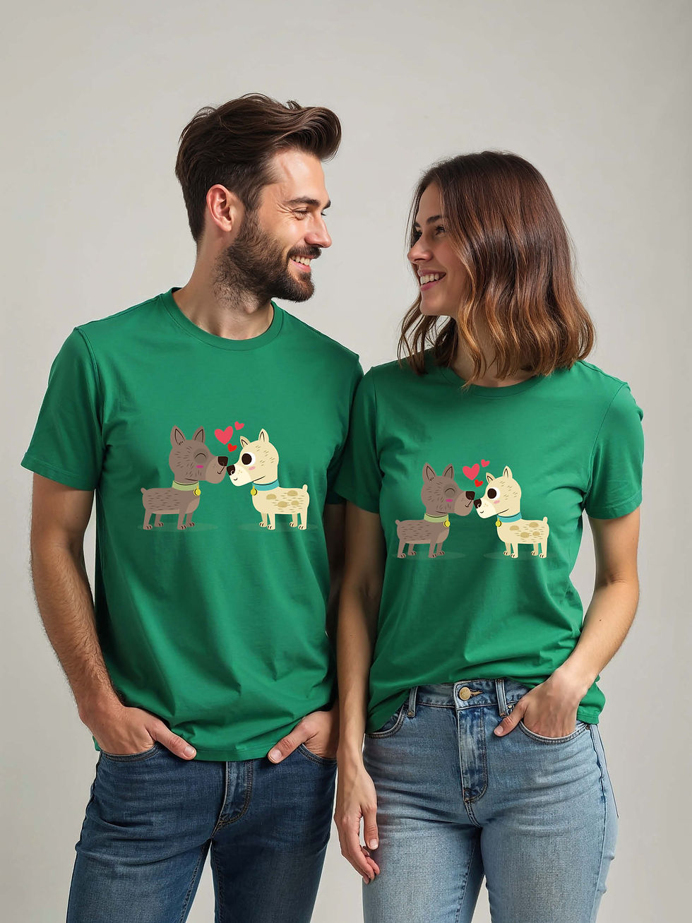 Thumbnail: Anniversary Cartoon Couple T-Shirt Lovers Edition – Hot Deal