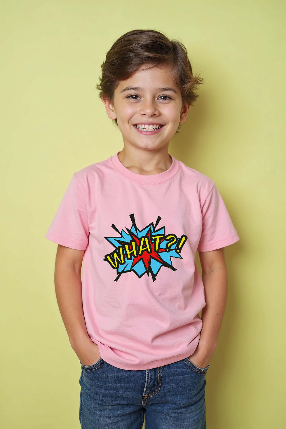 what?! Cool Printed T-Shirt for Boys & Girls – Print Design
