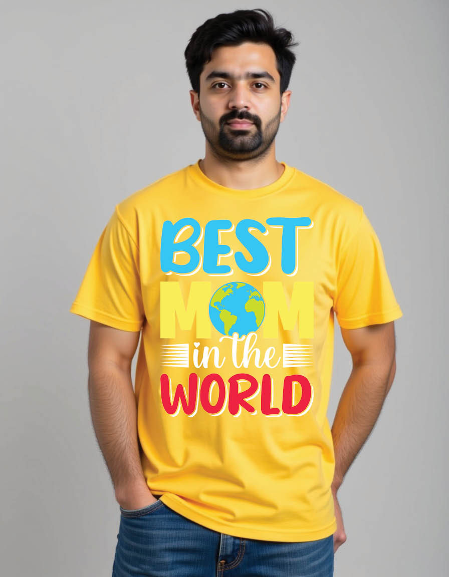 Thumbnail: best mom world mother mens printed graphic shirt