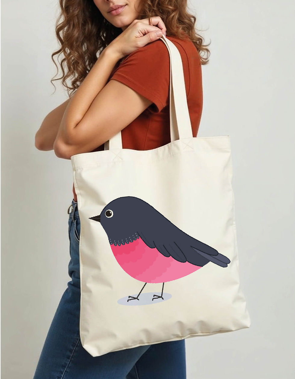 Retro Tote Printed Bag – Stylish Grocery & Shopping Bag Eco-Friendly Choice
