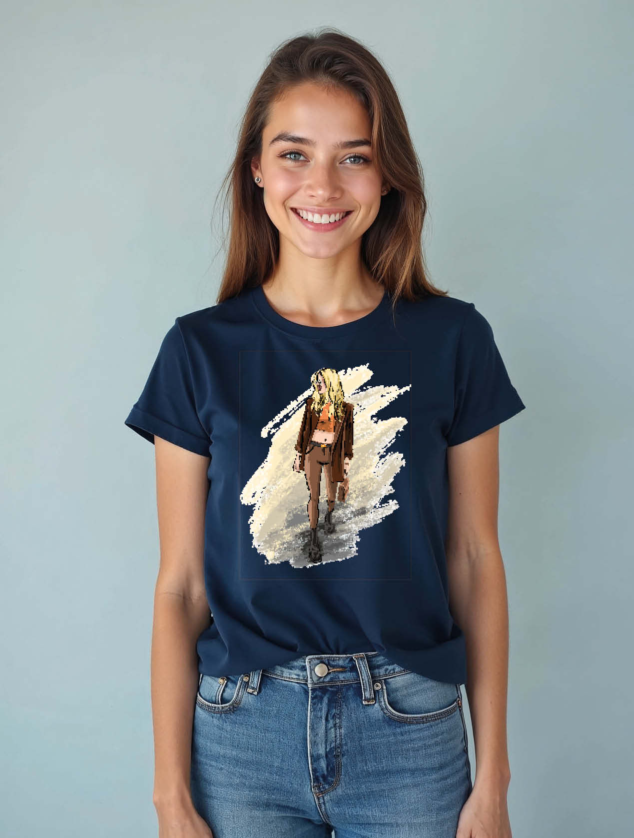 Runway Sketch Classic Women’s Printed T-Shirt – Limited Stock
