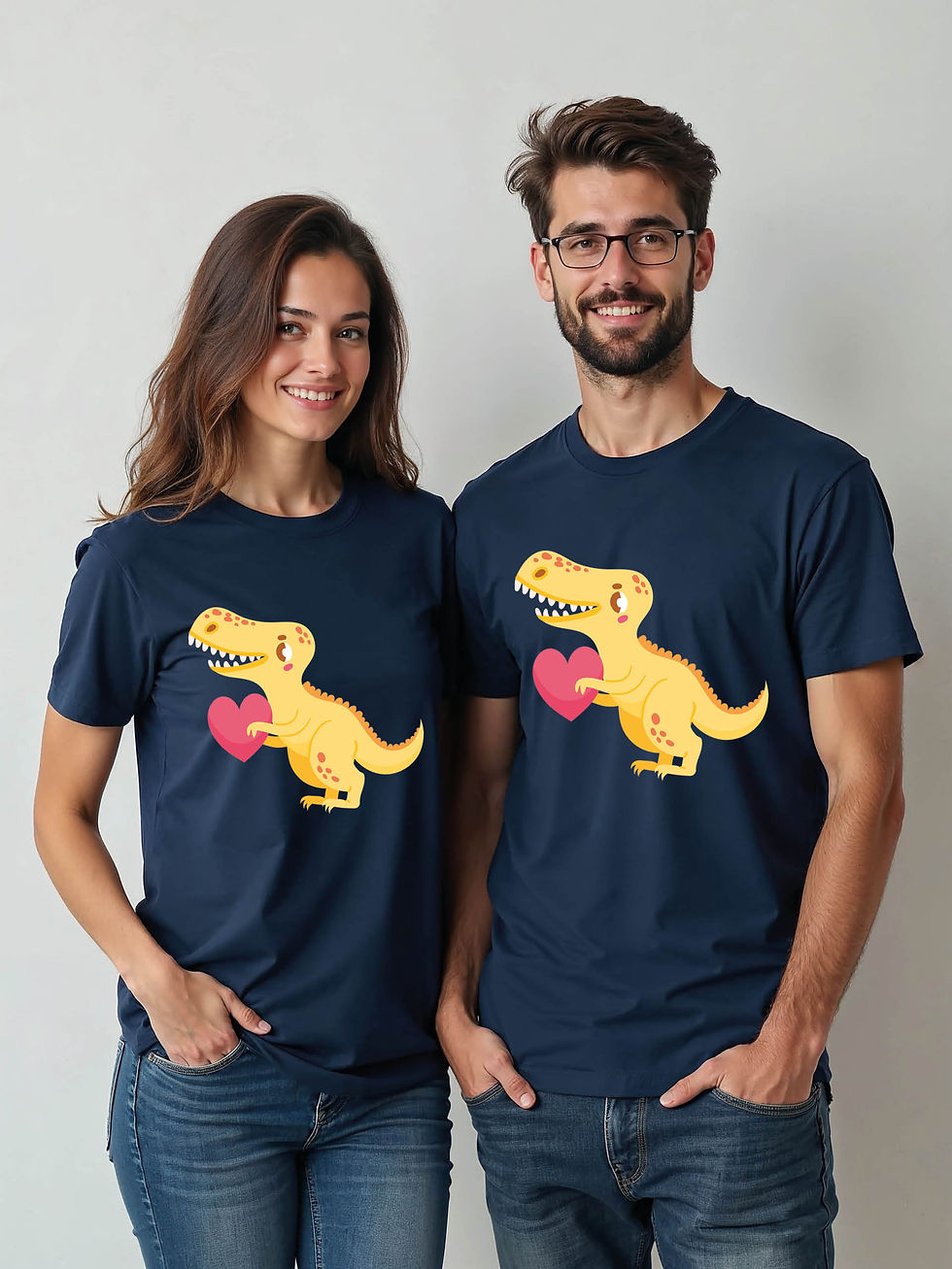Thumbnail: Couple Goals Cartoon Couple Matching Tee Lovers Edition – Sale