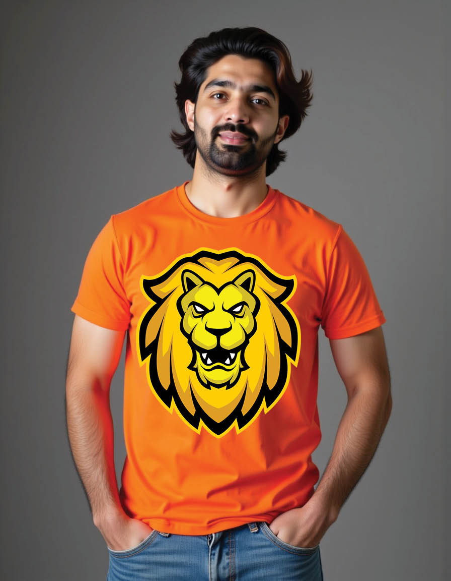 Thumbnail: lion esport mens printed graphic t shirt