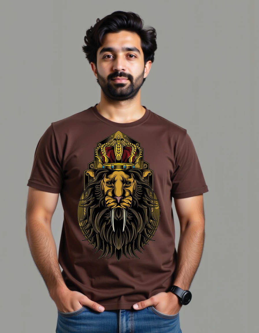 Thumbnail: king jungle mens printed graphic t shirt