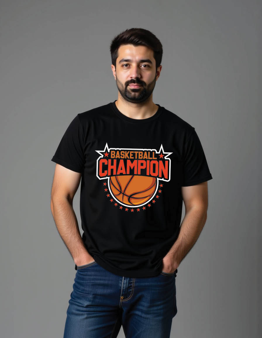 Thumbnail: basketball champion basketball mens printed graphic t shirt