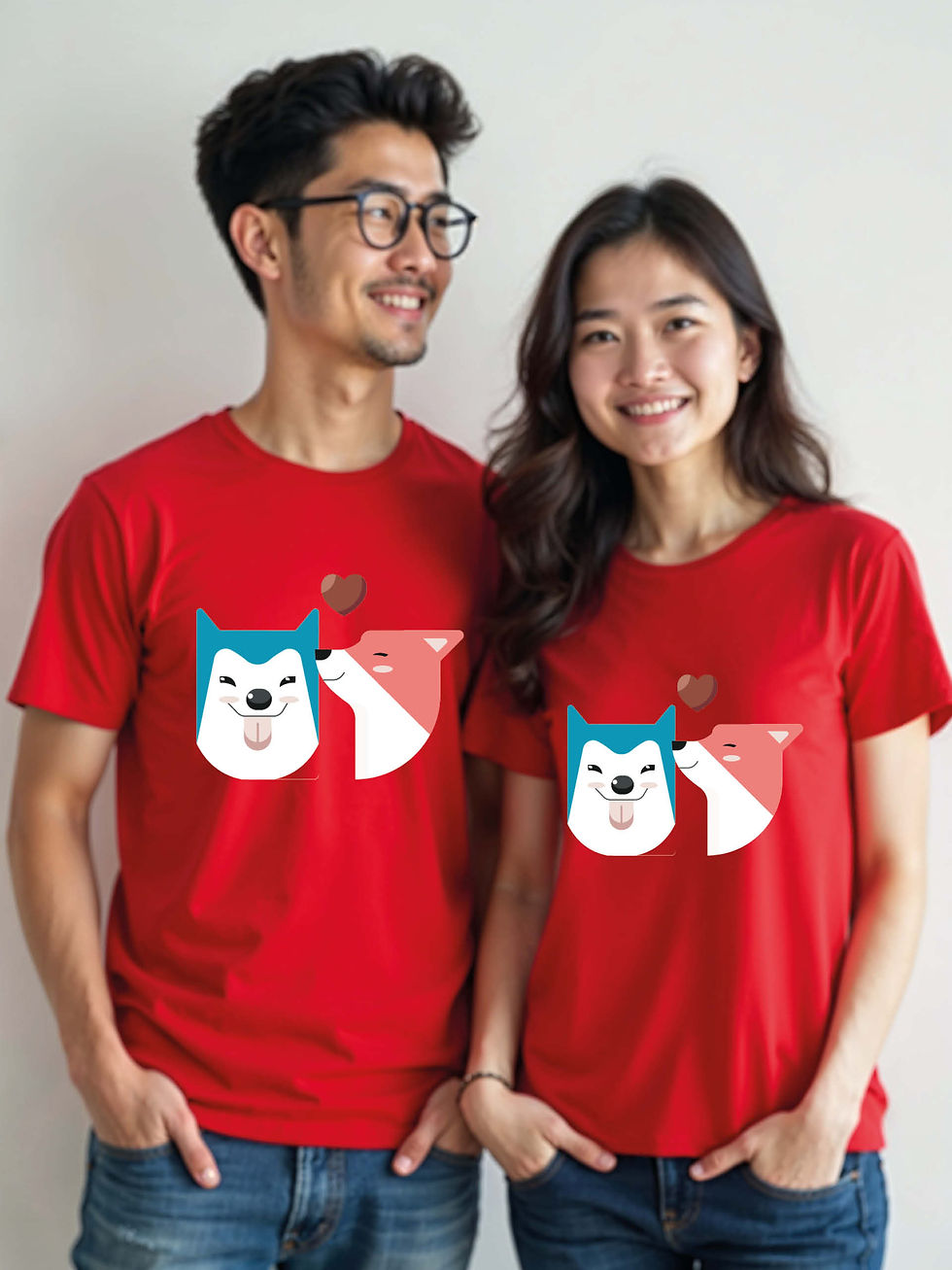 Thumbnail: Eternal Love Cartoon Couple Matching Tee Lovers Edition – Best Price