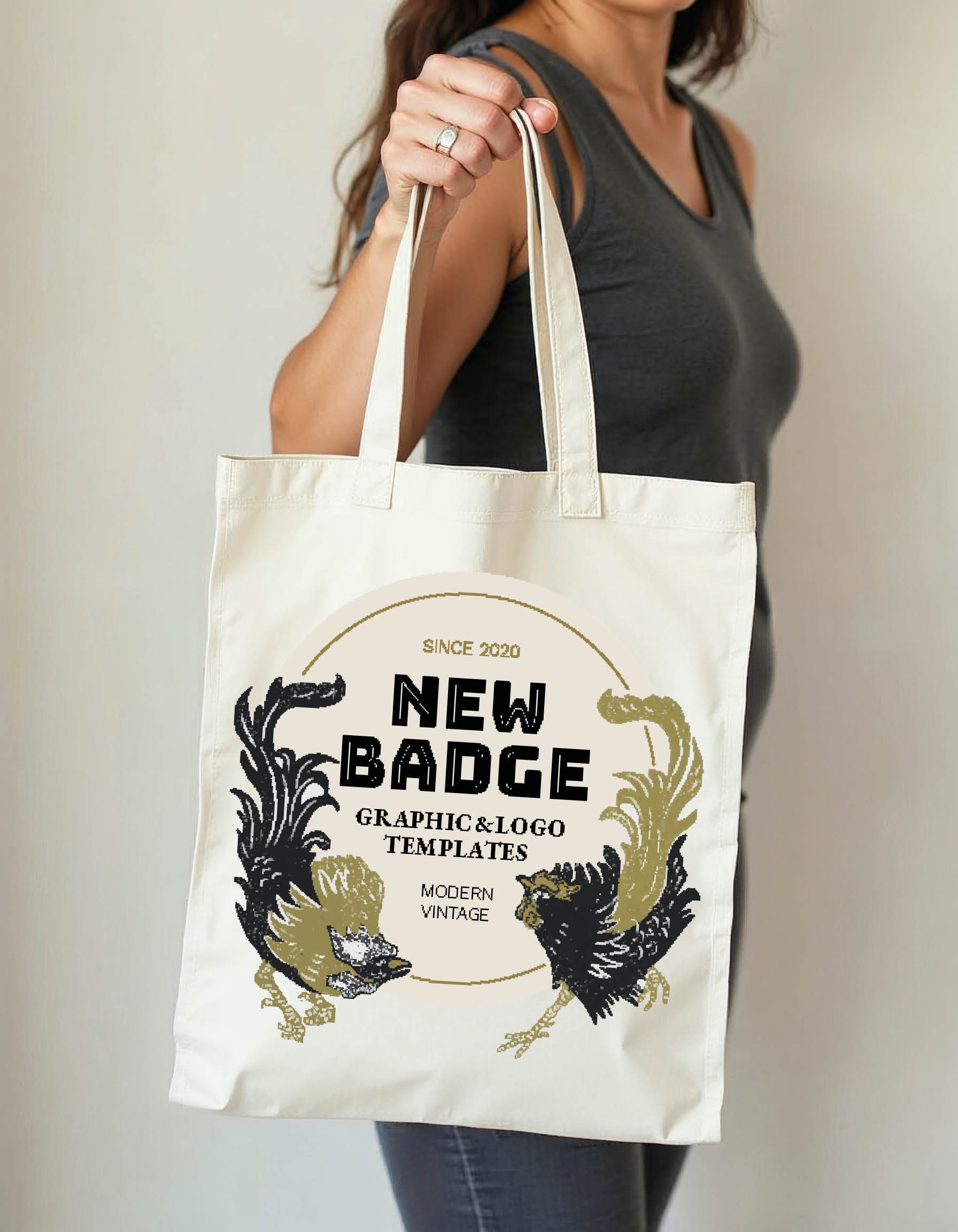 Colorful Artistic Tote Printed Bag – Stylish Grocery & Shopping Bag
