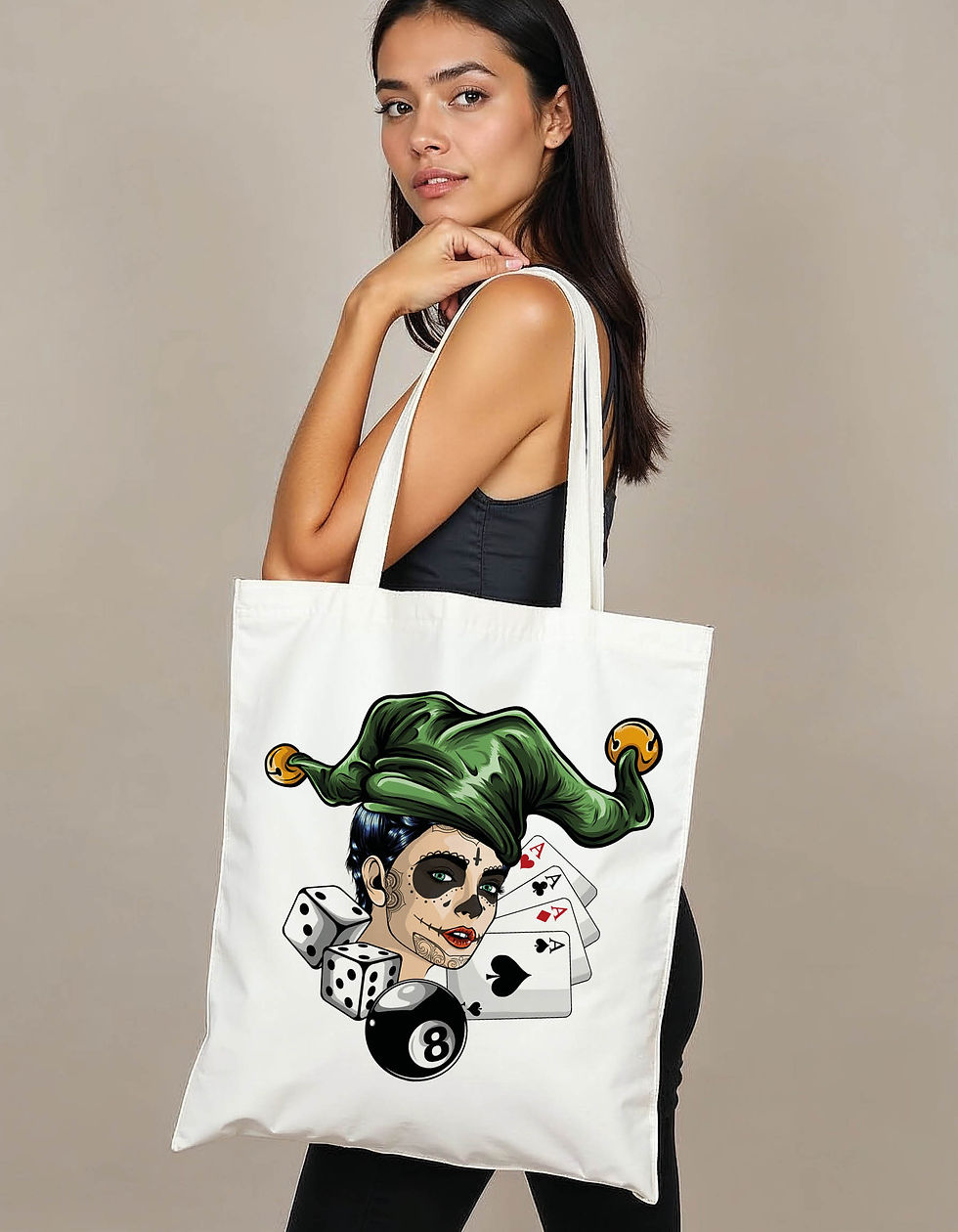 Ecofriendly Tote Printed Bag – Fashionable Daily Use Tote Low Price Offer