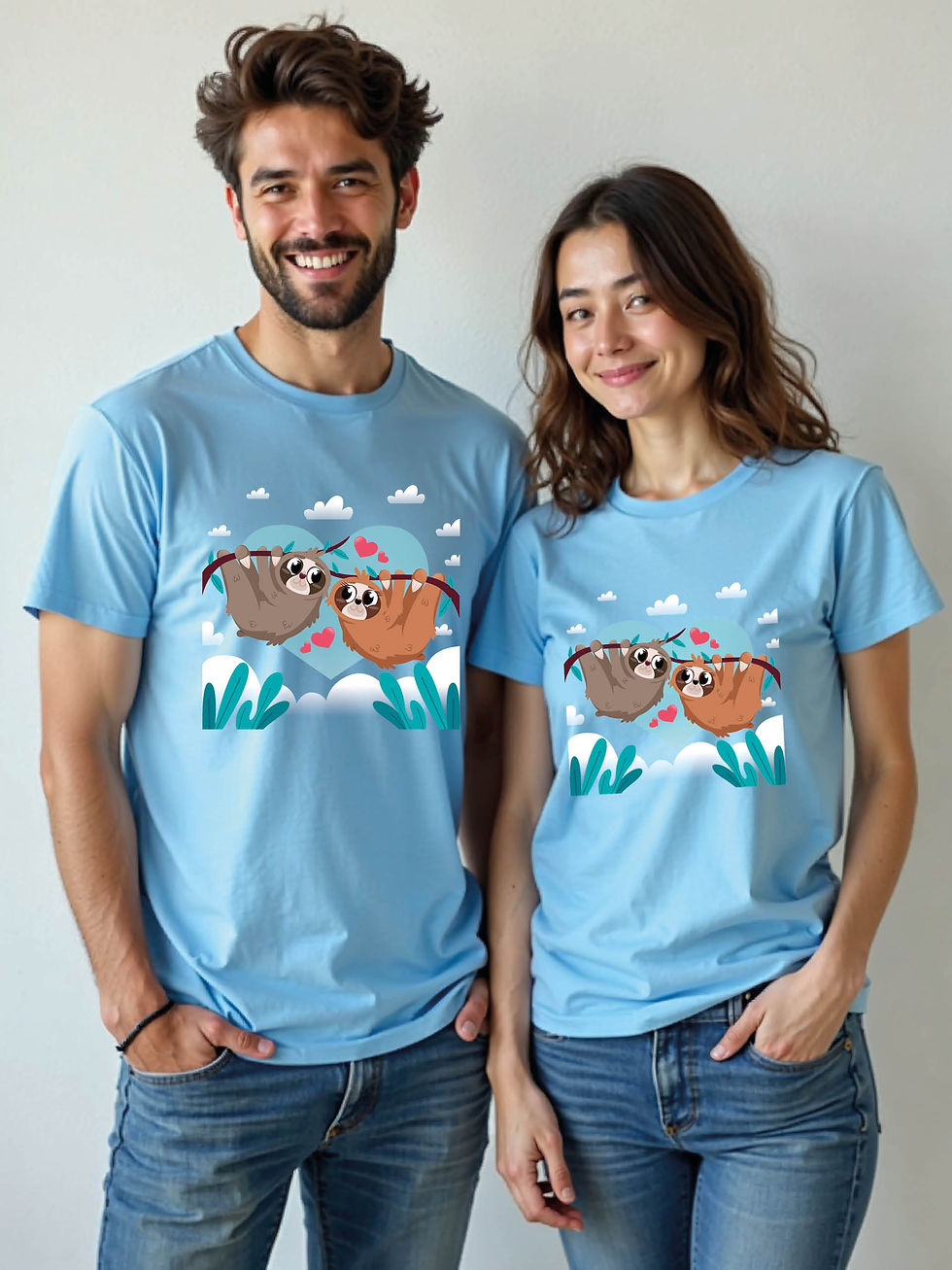 Thumbnail: Soulmates Cartoon Couple T-Shirt Lovers Edition – Low Price Offer