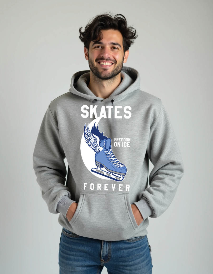 Thumbnail: skates forever Urban Fashion Streetwear Hoodie – Premium Graphic Printed Design