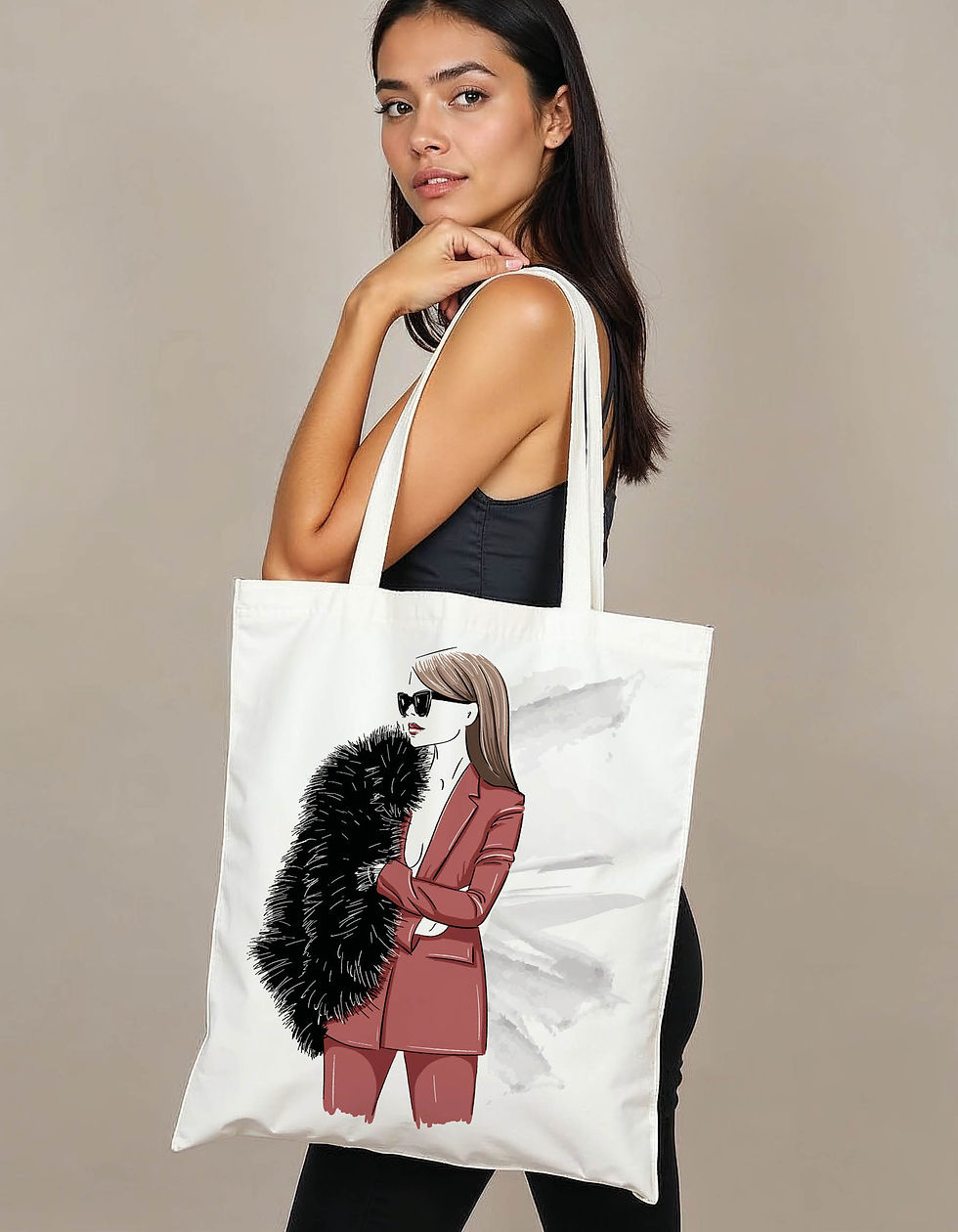 Ecofriendly Tote Printed Bag | Eco-Friendly Cotton Tote Eco-Friendly Choice